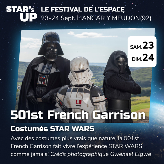 Avec des costumes plus vrais que nature, la 501st French Garrison fait vivre l’expérience STAR WARS comme jamais! Crédit photographique Gwenael Elgwe
