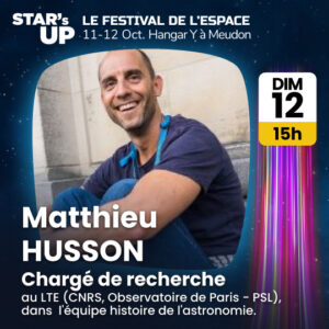 Matthieu Husson, Chargé de recherche, dimanche 12 octobre à 15H00