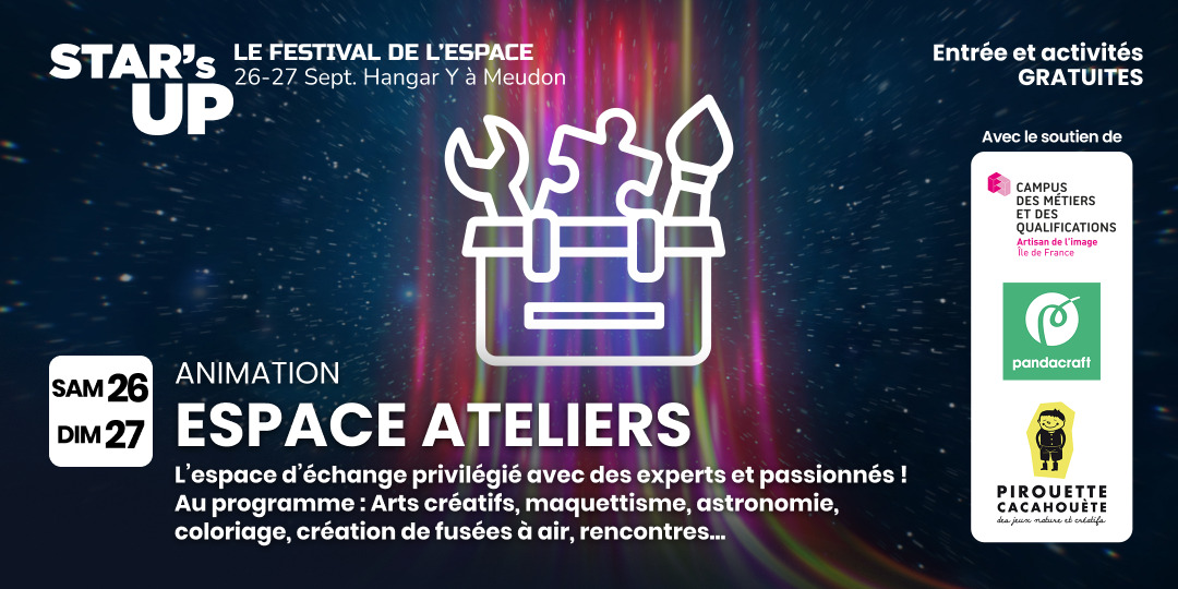 Les ateliers avec le soutien du CMQ, Pandacraft et Pirouette Cacahuète